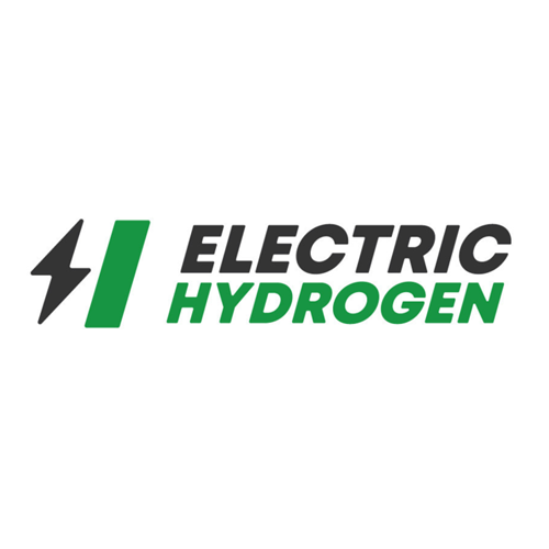 Black and green Electric Hydrogen logo